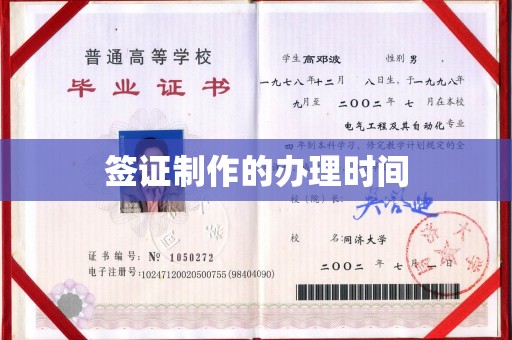 盘山签证制作的办理时间