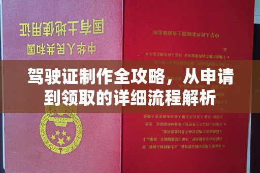 应城驾驶证制作全攻略，从申请到领取的详细流程解析